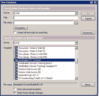 Since Notes6 templates in subfolders are supported