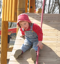 Nochmals auf dem Spielplatz